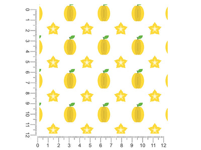 bell ringing fruit 1ft x 1ft Craft Sheets