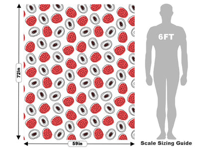 Bengal Bite Fruit Vehicle Wrap Scale~Rwraps Series 914 Bengal Bite Fruit Measurements~1