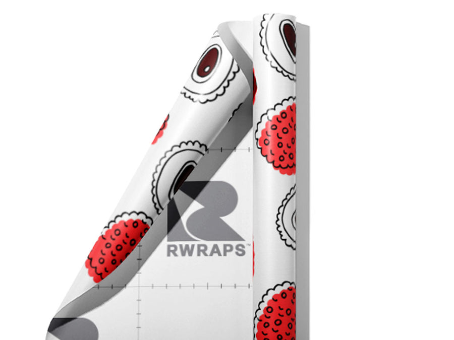 Bengal Bite Fruit Wrap Film Sheets~Rwraps Series 914 Bengal Bite Fruit Scrolled Sheet~3