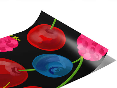 Berries and Cherries Fruit Vinyl Wraps~Rwraps Series 914 Digitally Printed Vinyl Wrap~0