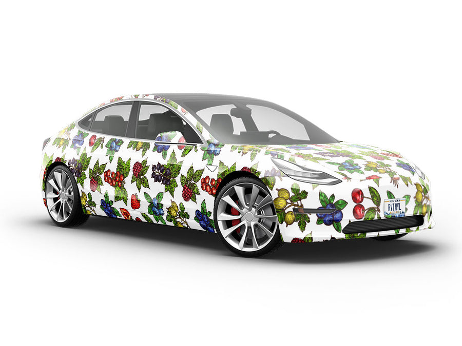 Berry Cluster Fruit Vehicle Vinyl Wrap