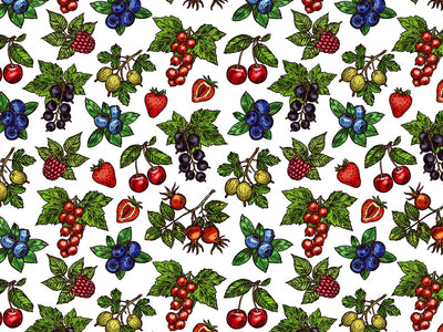 Berry Cluster Fruit Vinyl Wrap Pattern~Rwraps Series 914 Digitally Printed Vinyl Wrap~0