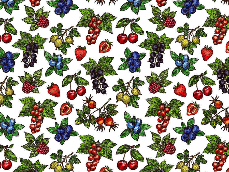 Berry Cluster Fruit Vinyl Wrap Pattern~Rwraps Series 914 Digitally Printed Vinyl Wrap~0