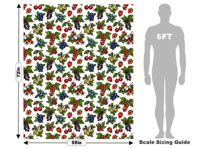 Berry Cluster Fruit Vehicle Wrap Scale~Rwraps Series 914 Berry Cluster Fruit Measurements~1