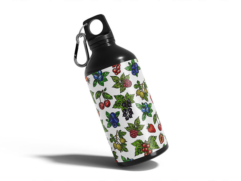 berry cluster fruit Water Bottle DIY Stickers