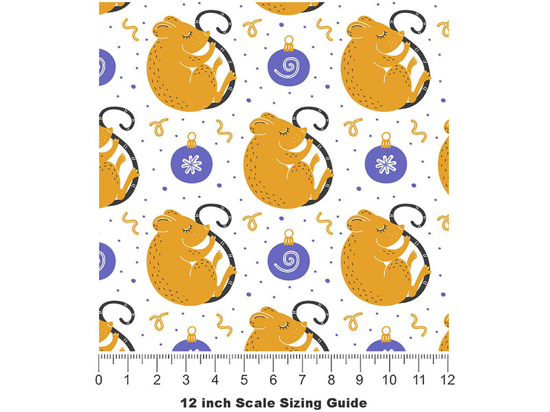 Best Luck Rodent Vinyl Film Pattern Size 12 inch Scale~Rwraps Best Luck Rodent Sizing Chart~2