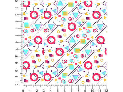 bette davis abstract geometric 1ft x 1ft Craft Sheets