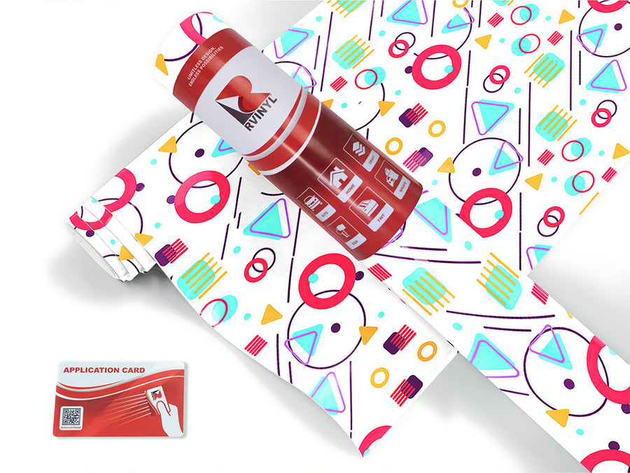 bette davis abstract geometric Craft Vinyl Roll