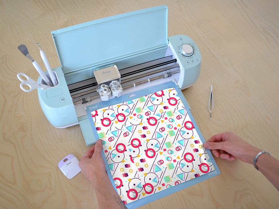 bette davis abstract geometric Cricut Compatible Vinyl
