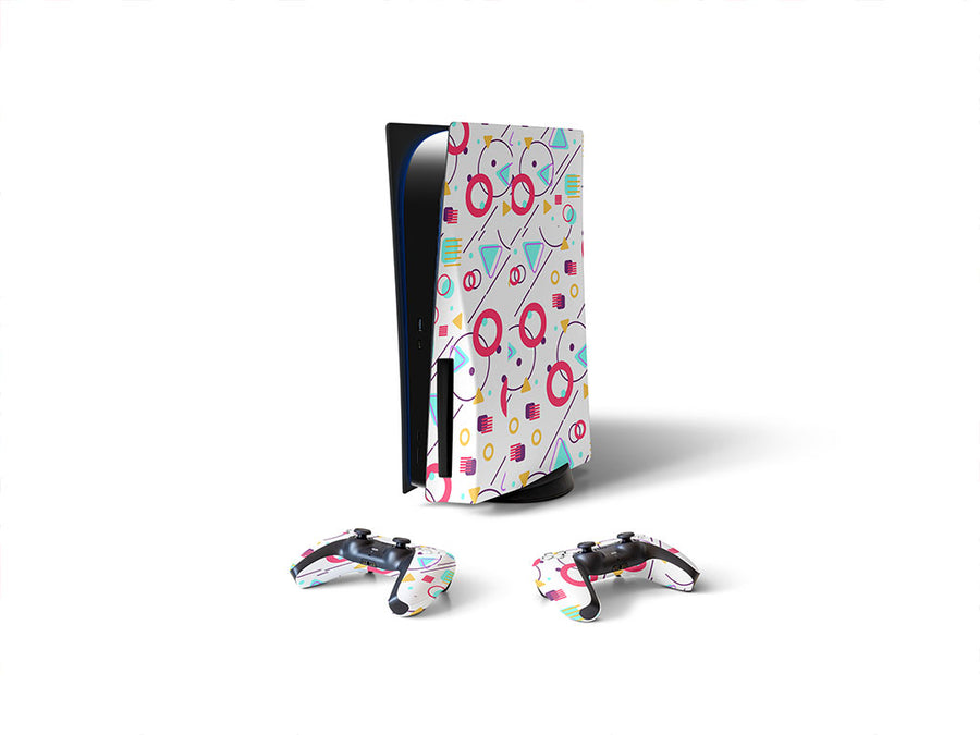 bette davis abstract geometric Sony PS5 DIY Skin