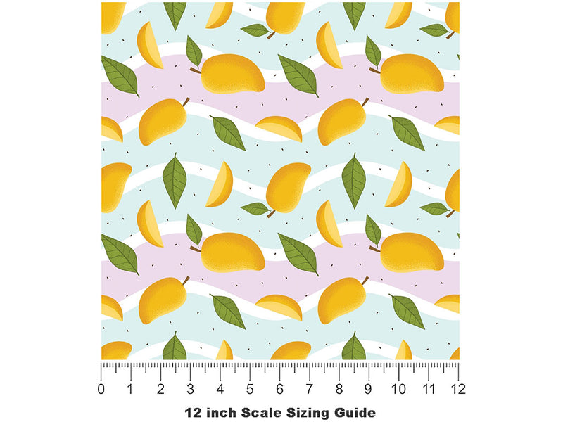 Beverly Bites Fruit Vinyl Film Pattern Size 12 inch Scale~Rwraps Beverly Bites Fruit Sizing Chart~2