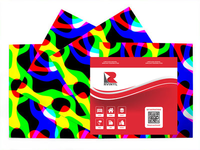 beyond darkness retro Craft Vinyl Sheet Pack