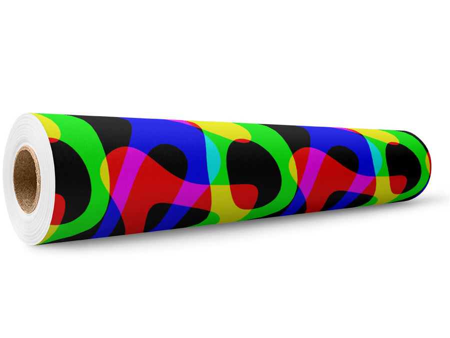 Beyond Darkness Retro Wrap Film Wholesale Roll~Rwraps Series 914 Digitally Printed Vinyl Roll~5