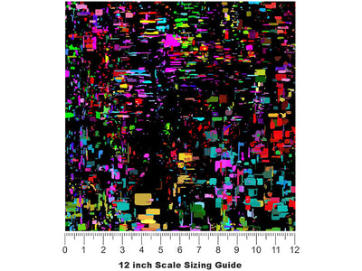 Beyond Saving Technology Vinyl Film Pattern Size 12 inch Scale~Rwraps Beyond Saving Technology Sizing Chart~3