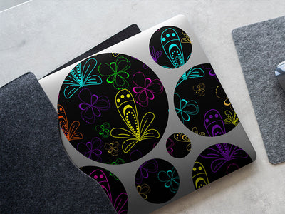 big bad abstract geometric DIY Laptop Stickers
