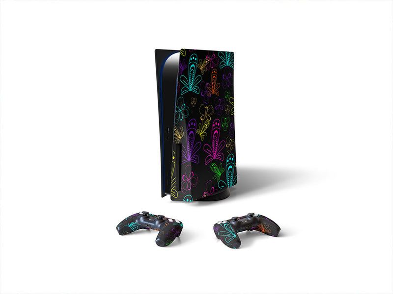 big bad abstract geometric Sony PS5 DIY Skin