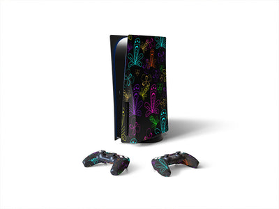 big bad abstract geometric Sony PS5 DIY Skin