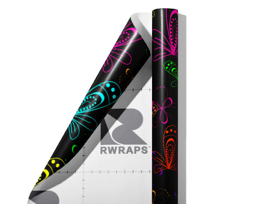 Big Bad Abstract Wrap Film Sheets~Rwraps Series 914 Big Bad Abstract Scrolled Sheet~3
