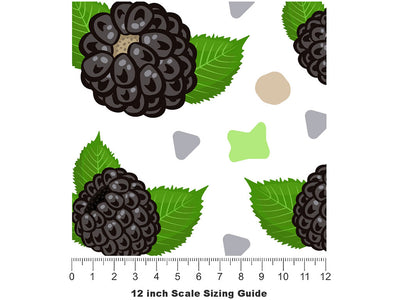 Big Easy Fruit Vinyl Film Pattern Size 12 inch Scale~Rwraps Big Easy Fruit Sizing Chart~2
