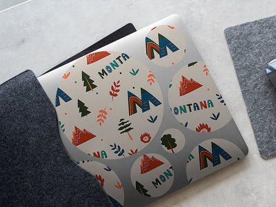 big sky  DIY Laptop Stickers