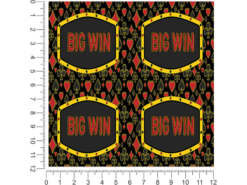 big win  1ft x 1ft Craft Sheets