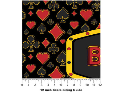 Big Win Americana Vinyl Film Pattern Size 12 inch Scale~Rwraps Big Win Americana Sizing Chart~3