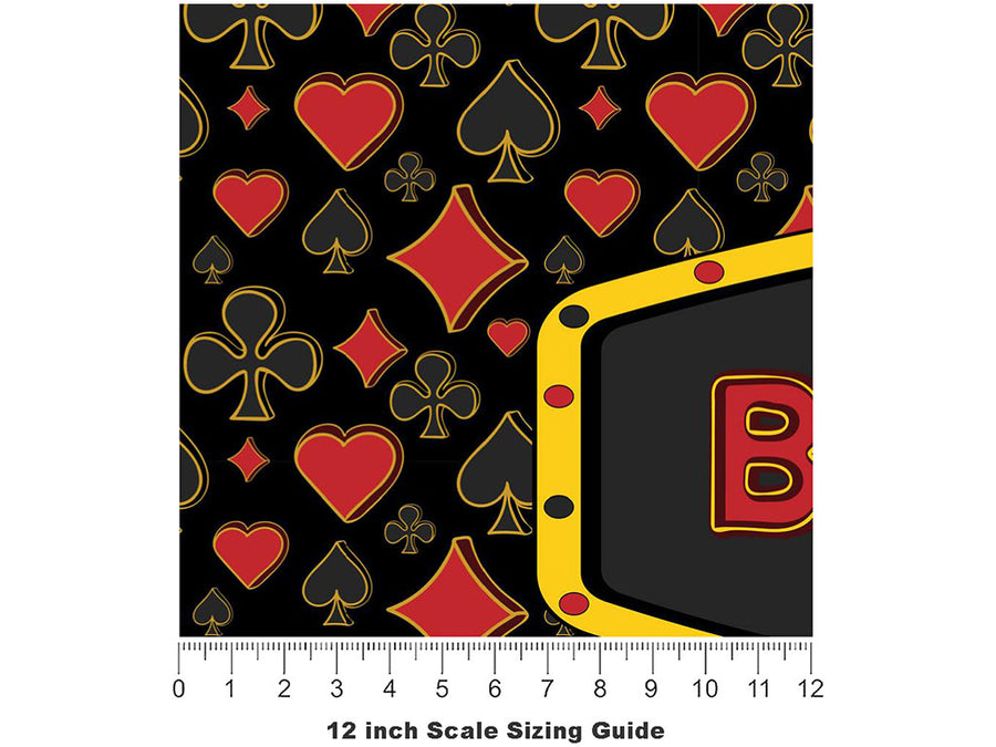 Big Win Americana Vinyl Film Pattern Size 12 inch Scale~Rwraps Big Win Americana Sizing Chart~3