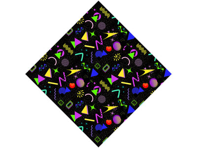 Big Zap Retro Vinyl Wrap Pattern
