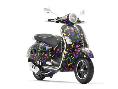 Big Zap Retro Vespa Scooter Wrap Film