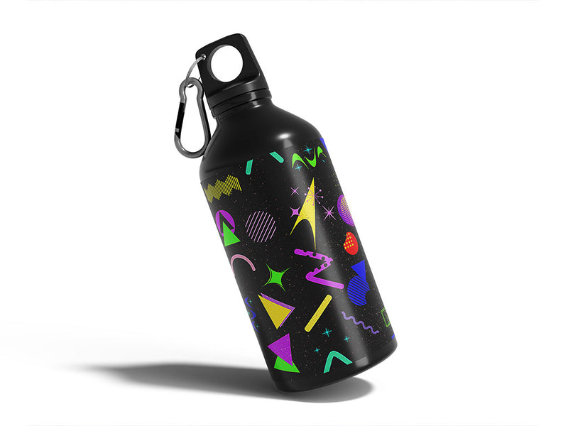 big zap retro Water Bottle DIY Stickers