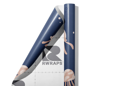 Bikini Jellies Marine Life Wrap Film Sheets~Rwraps Series 914 Bikini Jellies Marine Life Scrolled Sheet~3