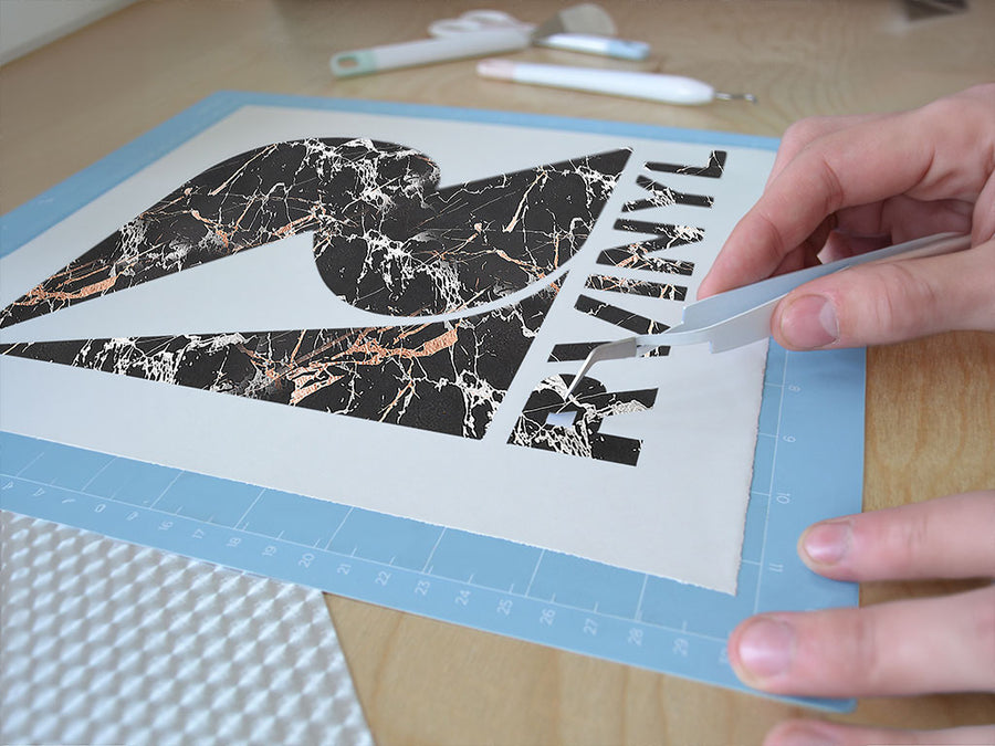 bilbao gray marble marble stone Easy Weed Craft Vinyl