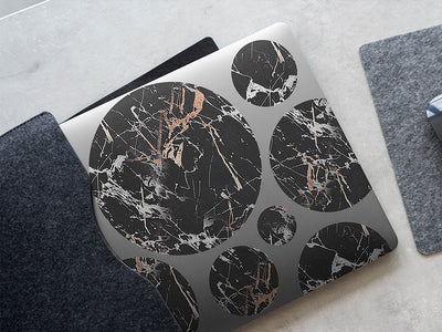 bilbao gray marble marble stone DIY Laptop Stickers
