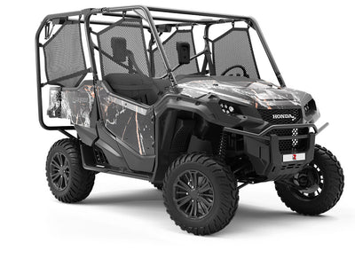 Bilbao Gray Marble Utility Vehicle Vinyl Wrap