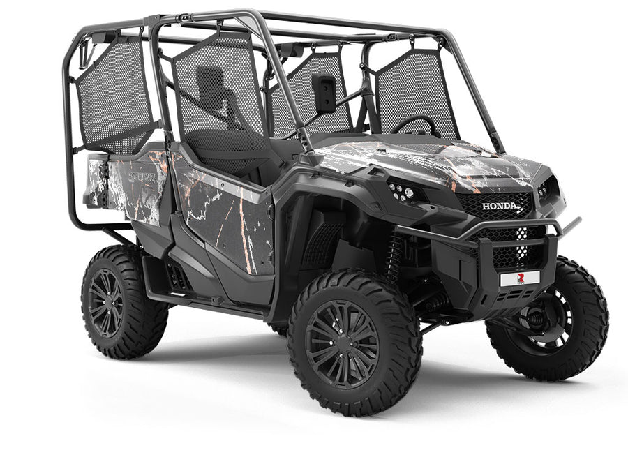 Bilbao Gray Marble Utility Vehicle Vinyl Wrap