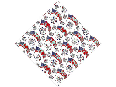 Billowing Breeze Americana Vinyl Wrap Pattern