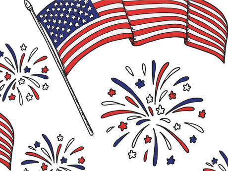 Billowing Breeze Americana Vinyl Wrap Pattern~Rwraps Series 914 Digitally Printed Vinyl Wrap~0