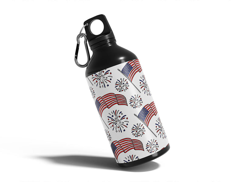 billowing breeze  Water Bottle DIY Stickers