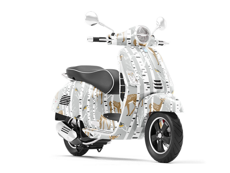 Birchwood Beauties Animal Vespa Scooter Wrap Film