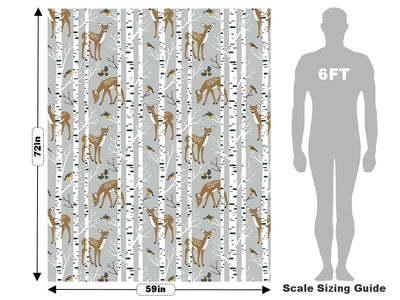 Birchwood Beauties Animal Vehicle Wrap Scale~Rwraps Series 914 Birchwood Beauties Animal Measurements~1