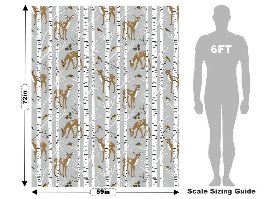 Birchwood Beauties Animal Vehicle Wrap Scale~Rwraps Series 914 Birchwood Beauties Animal Measurements~1