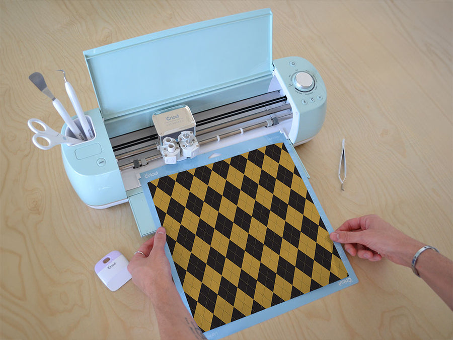 biscotti squares argyle Cricut Compatible Vinyl
