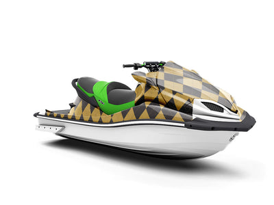 Biscotti Squares Argyle Jet Ski Vinyl Customized Wrap