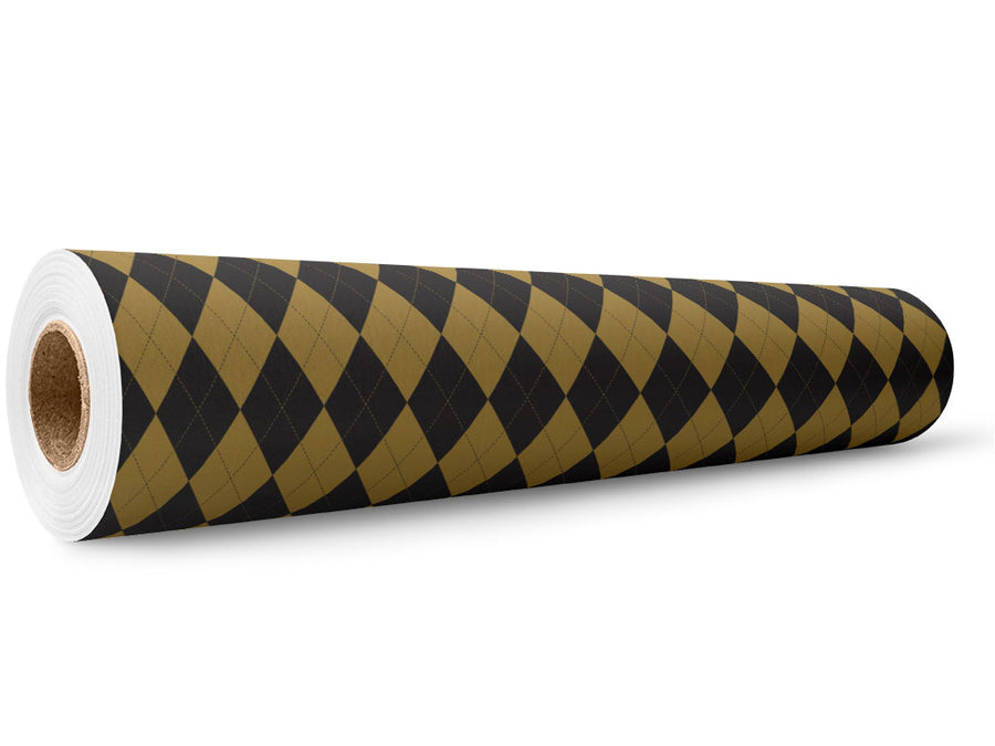 Biscotti Squares Argyle Wrap Film Wholesale Roll~Rwraps Series 914 Digitally Printed Vinyl Roll~5