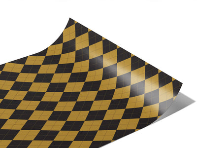 Biscotti Squares Argyle Vinyl Wraps~Rwraps Series 914 Digitally Printed Vinyl Wrap~0