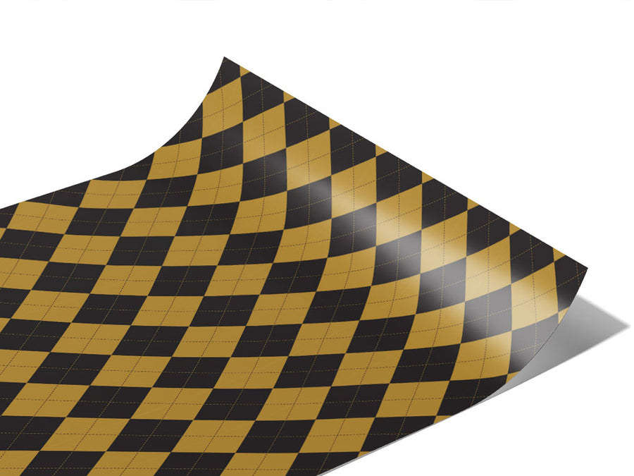 Biscotti Squares Argyle Vinyl Wraps~Rwraps Series 914 Digitally Printed Vinyl Wrap~0