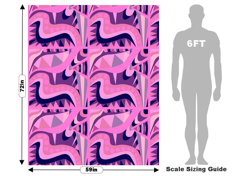Bit of Pizzazz Mosaic Vehicle Wrap Scale~Rwraps Series 914 Bit of Pizzazz Mosaic Measurements~1