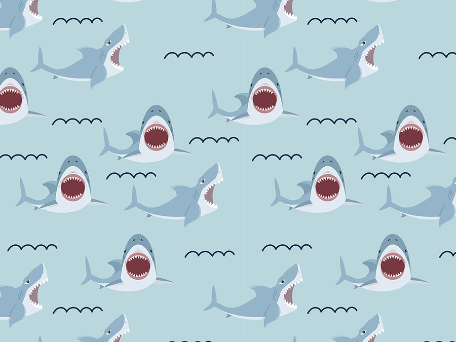 Bite Me Marine Life Vinyl Wrap Pattern~Rwraps Series 914 Digitally Printed Vinyl Wrap~0