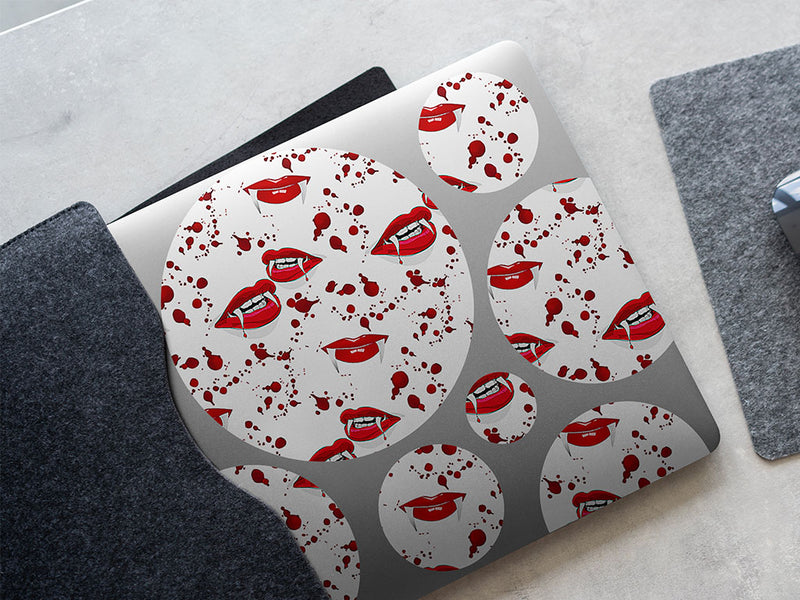 bite me horror DIY Laptop Stickers