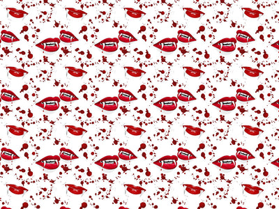 Bite Me Vampire Vinyl Wrap Pattern~Rwraps Series 914 Digitally Printed Vinyl Wrap~0